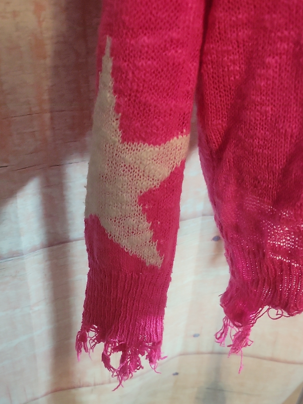 Adora Pink Star Sweater - Picture 4 of 8